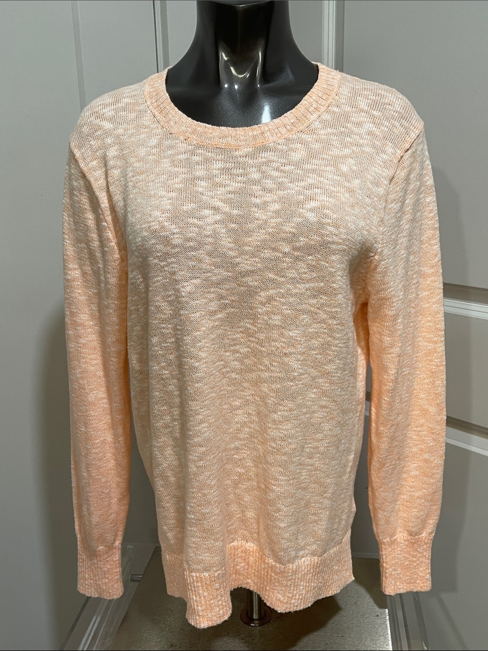 J. Crew Peach Crewneck Sweater